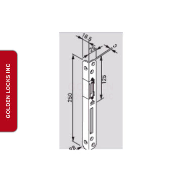 Right Hand Strike Plate 56-763RH